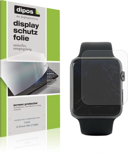 dipos – 6x Matte Beschermfolie geschikt voor Casio G-Shock GM-2100M | Krasbestendige & antireflecterende Screenprotector Ultra-Thin