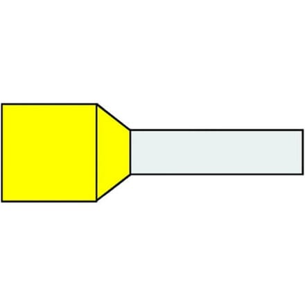 Geïsoleerde Draadkabelschoen 150mm² Geel 32mm Standaard - 720137 [25 Stuks]