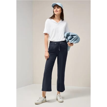 7/8 Wide Legs viscose broek