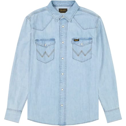 Wrangler Western Overhemd Met Lange Mouwen Blauw S Man