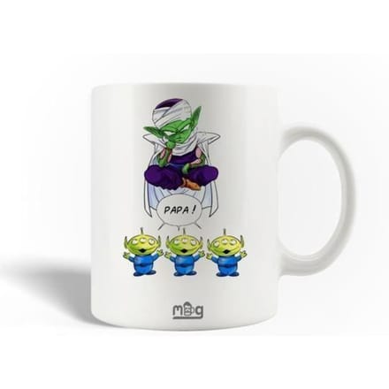 Mug en Céramique - MANIACASE - Piccolo - Blanc - 30cl - Compatible Lave-Vaisselle