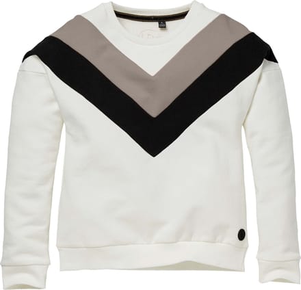 Levv sweater Robijn off white voor meisjes - maat 140
