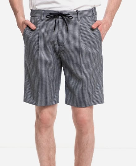 Scotch & Soda Short - Geruit - Blauw - Maat 32