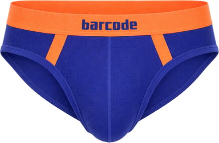 Barcode Berlin Brief Sonny Royal-Neonorange - MAAT M - Heren Ondergoed - Slip voor Man - Mannen Brief