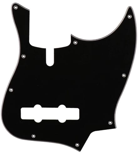 Boston M4V-410-B pickguard, Sire Marcus Miller V-series 4-string, 4 ply, black