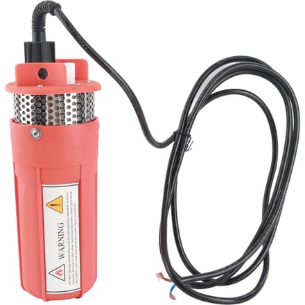 Zonne-dompelpomp 30m Opvoerhoogte 6.5L Diepe Put Waterpomp voor Irrigatie Vijver DC 24V