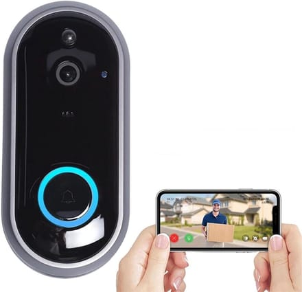 Slimme Deurbelcamera - Videodeurbel Met Camera - Huisbeveiliging Thuis - Twee-weg Audio - 1080p HD - Goud