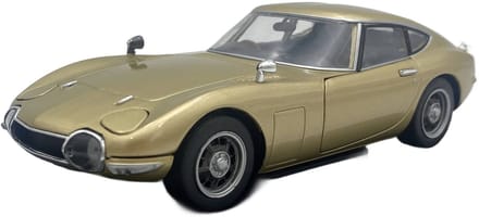 Toyota 2000 GT 1967 124229 WhiteBox model 1:24 goud