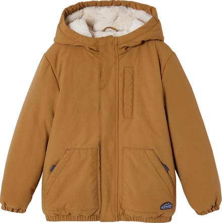 Vertbaudet Ripstop parka met imitatiebontvoering voor jongens