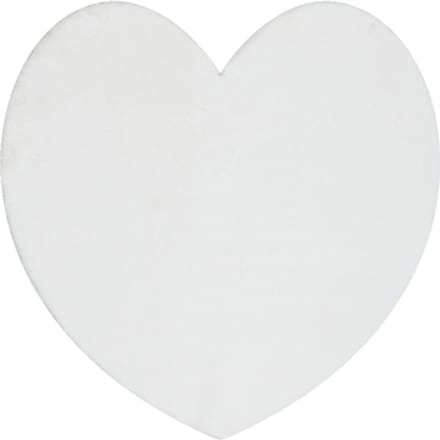 Kleden Rugsx Modern wastapijt SHAPE 3105 Hart shaggy - 80x80 cm