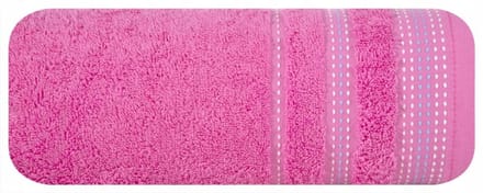 Badstof Handdoek patroon 30x50 cm Amarant - 500 g/m2