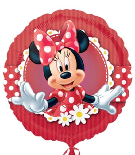 AMSCAN - Rode Minnie folie ballon