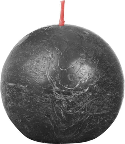 Bolsius Bolkaarsen Shine 6 st rustiek 76x71 mm stormgrijs