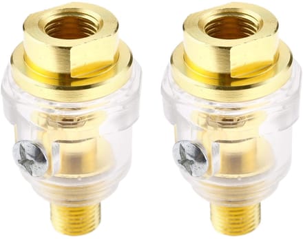 VT Goods - Mini Oiler - Luchtsmeermiddel - Compact formaat - ABS en Messing - Voor luchtcompressor - Geschikt voor luchtgereedschap