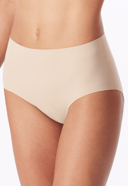 Schiesser Maxislip Invisible Soft Dames Onderbroek - naadloos - zand