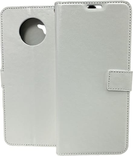 Portemonnee Book Case Hoesje Geschikt voor: Nokia G50 - wit
