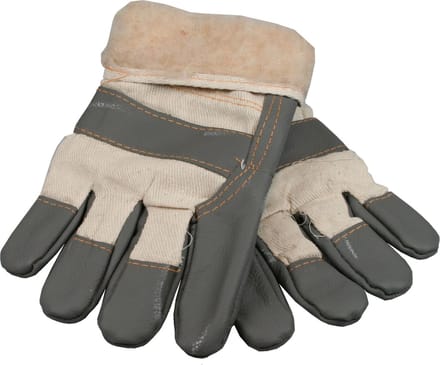 Benson Winter werkhandschoenen - Deluxe - Leder en bont - Maat 10 - Set
