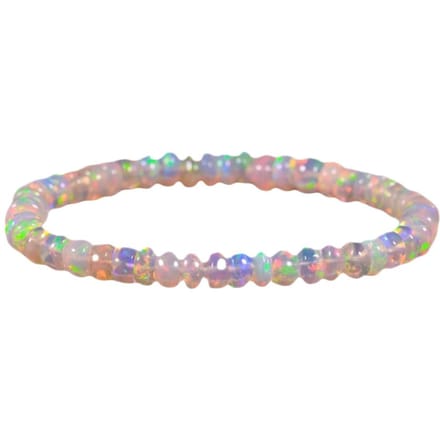 Bracelet perlé mode bracelet bracelet élastique fait main bijoux gray