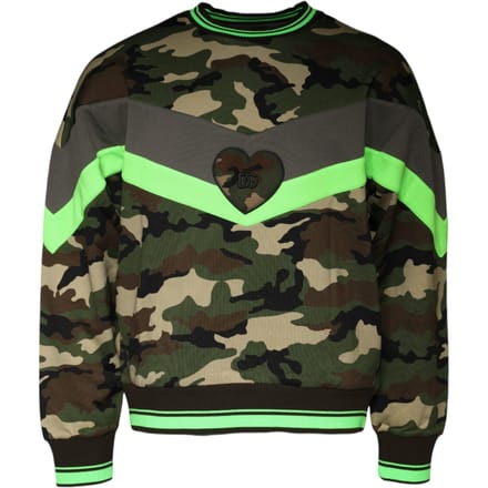 Camouflage Hart Sweatshirt Tsh86728