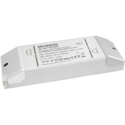 BRUMBERG LED-voeding 24 V DC, dimbaar, 12 - 75 W