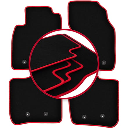 CARLUX-RED automatten voor: Volvo V40 I stationwagen (1995-2004)