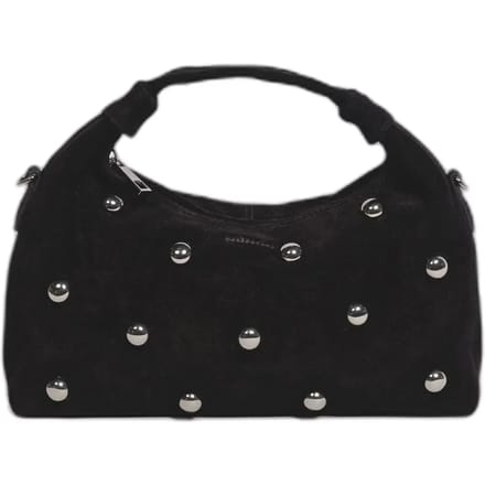 Núnoo Dandy Rivet Suede Black Taglia: OS | Borse a mano Outlet | Unisex | Nero