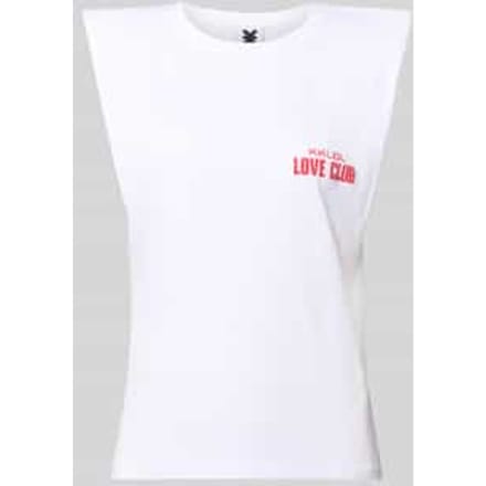 Tanktop met statementprint model 'Love Club'