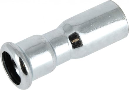 Bonfix Pressfitting staalverzinkt CV Insteekverloopkoppeling �35 x 28 - insteek x press - (m-profiel)