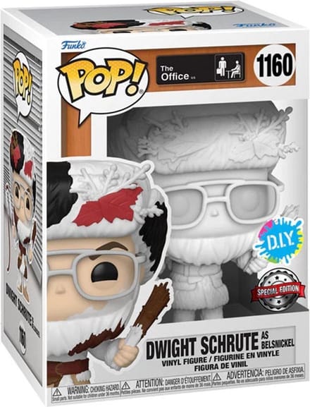 The Office Dwight dans le rôle de Belsnickel DIY Exclusivité US Pop! Vinyle
