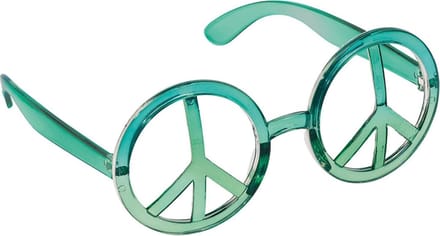 Amscan Feestbril Peace Groen Unisex