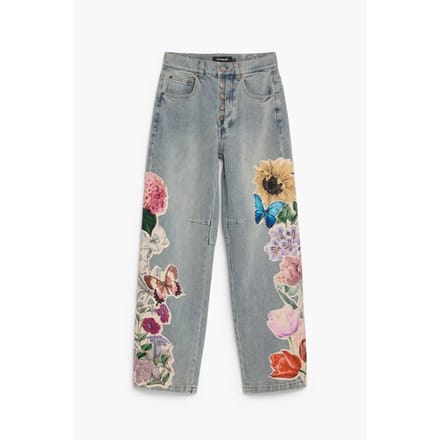 Dames losse jeans Desigual Bucket