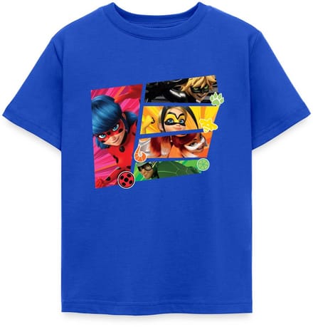 Miraculous Superhelden Ladybug Chat Noir Vesperia T-Shirt Kinderen
