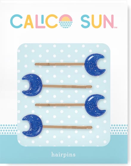 Calico Sun Sophia Haarclips Maan