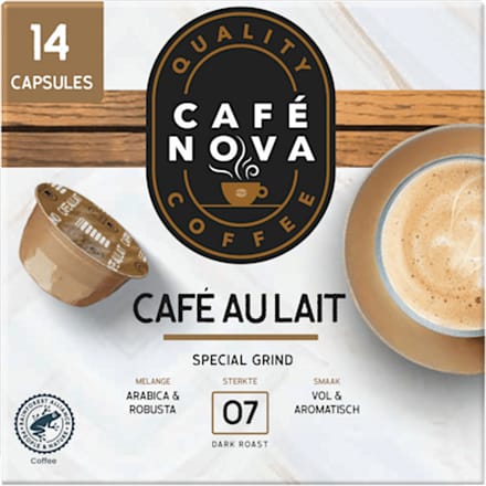 Koffiecapsules café au lait