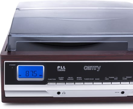 Camry CR 1113 - radio / turntable - Platenspeler Bruin