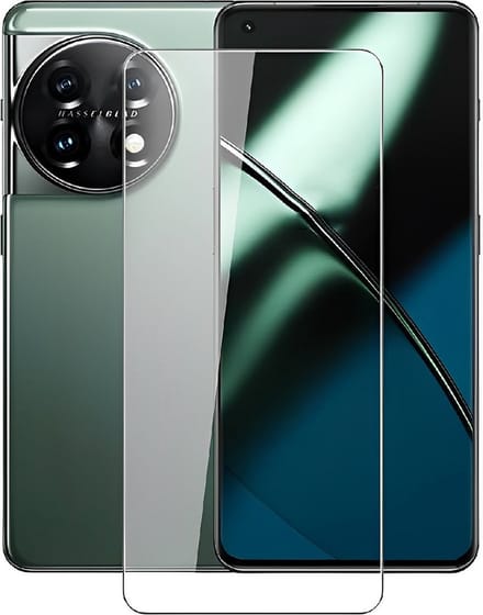 LuxeBass Screenprotector geschikt voor OnePlus 11 - Tempered Glas - glas scherm - bescherming
