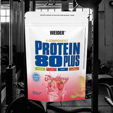 Weider Protein 80 Plus (500g) Strawberry - Eiwitten - Eiwit Mix