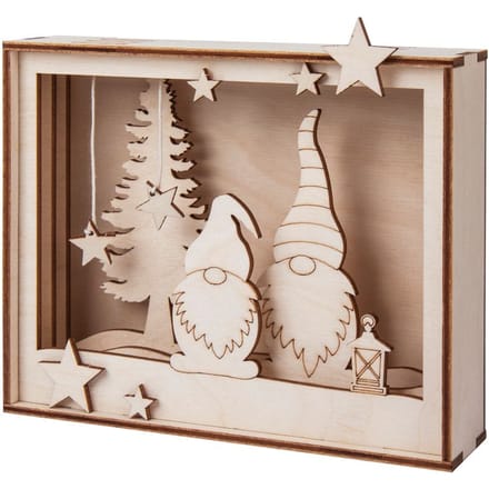 Houten bouwpakket motieflijst "Kabouter"