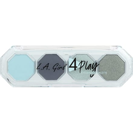 LA. Meisje, 4-Play Oogschaduw Palette, GES231 All Nighter, 3.2g (0,11 oz) white