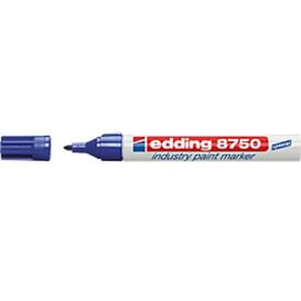 Paintmarker edding 8750 industrie 2-4mm blauw | 10 stuks