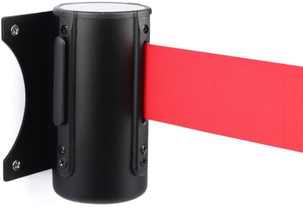 Wandsysteem met Trekband - Zwart - Rood