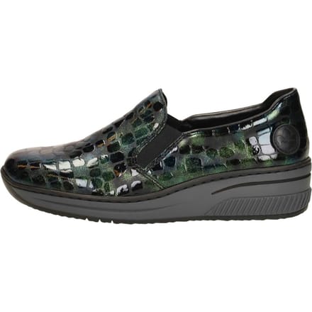 Rieker Instappers - Dames - Groen - Maat:38