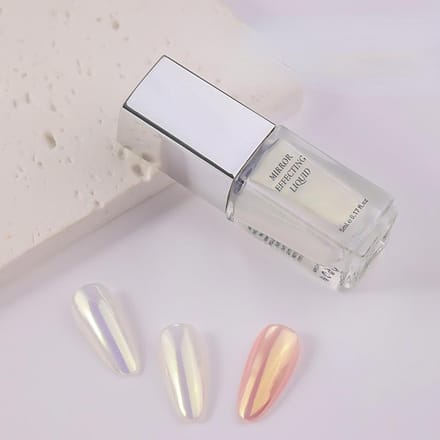 5ml Magic Chrome Vloeibaar Aurora Poeder Metallic Spiegeleffect Nagellak DIY Nail Art Decoratie