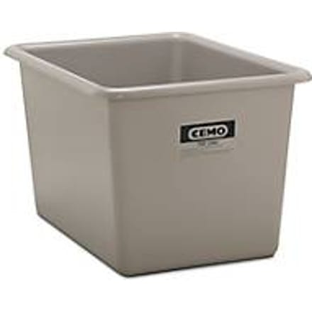 Rechthoekige container Standaard, GFK, 700 l, grijs