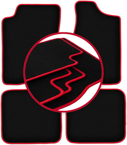 CARLUX-RED automatten voor: Audi 80 B3 sedan (1986-1991)
