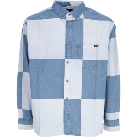 Gomez herenoverhemd met lange mouwen denim L/s geweven vintage indigo