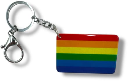 Regenboog Sleutelhanger – Pride Sleutelhanger – Inclusieve Sleutelaccessoire