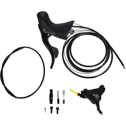 Campagnolo versteller Chorus 12V Hydraulisch Disc Flat Mount links carbon 160mm zwart