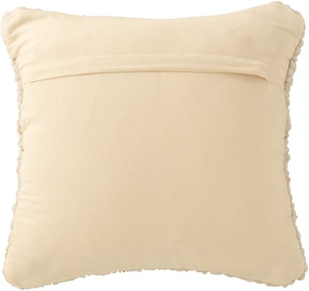 J-Line kussen Geweven - polyester - ecru