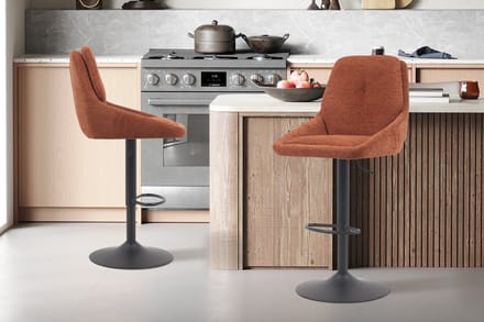 Barstoel Sabine Roest – Verstelbare Zithoogte 64-85 cm – Draaibaar – Rousseau